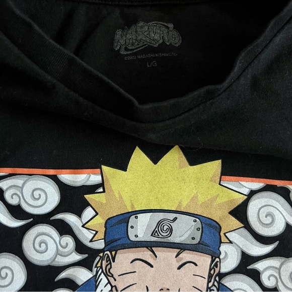 Urban Planet Boys Black Naruto Graphic T-Shirt - Black / L - Picture 3 of 3